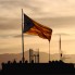 Catalonia Sunset Flag, Girona, Spain
